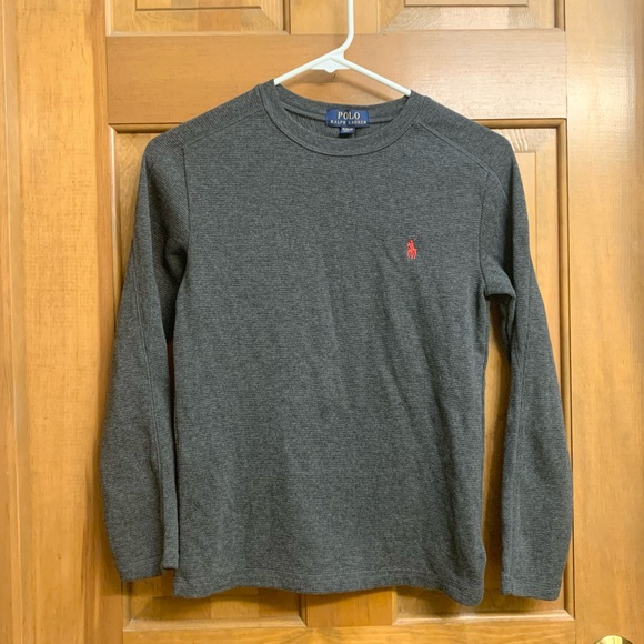 Polo by Ralph Lauren Charcoal Knit Top - Picture 1 of 4